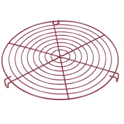 Gifi Volette à gâteau ronde en métal rose