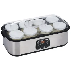 Gifi Yaourtière 8 pots en aluminium gris